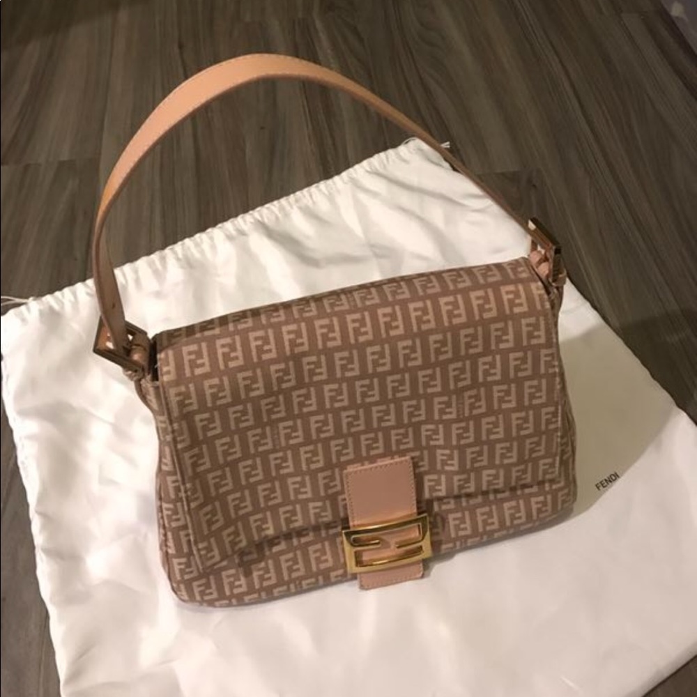 Fendi Mama Forever Zucca Canvas Bag (Vintage).